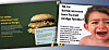 Bufdir bruker McDonalds for å rekruttere fosterhjem til 200 barn som trenger en ny familie (reklamen til venstre). Det er det noen som liker dårlig: Annonsen til høyre er fra Fokus på Barnevernet.