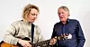 I STUDIO:  Pål Moddi Knutsen (t.v) og Jon Arne Corell, to toneangivende musikere i bandet.