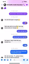 Ansatte i Fibertec purret jevnlig på manglende lønnsutbetalinger. Her er en samtale mellom Thomas Eggen og daglig leder Christoffer Amundsen i Fibertec.