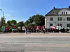 Fra fanemarkeringen i Oslo tirsdag.