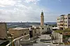 Den gamle delen av landsbyen Beit Iksa, med Vest-Jerusalem i horisonten.