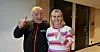 Berit Hågensen og Terje Tretnes fra SL Finnmark jubler over valg av landsmøtested.