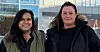 Rita Eriksen og Trude Andersen jobber i Færder barnevernstjeneste. De tar master på deltid ved Universitetet i Sørøst-Norge (USN).