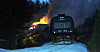 To tog kolliderte ved Åsta stasjon to mil nord for Elverum 4. januar 2000. (Arkivfoto)