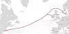 HAVFRUE: Havfrue kalles den, og går fra USA til Irland, Danmark og Norge.