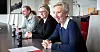 – De tillitsvalgte får en viktig rolle i det nye regelverket, sier LO-leder Peggy Hessen Følsvik (nærmest i bildet).