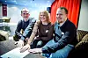 Disse tre skal representere Fellesforbundets medlemmer i det nye konsernutvalget. Fra venstre Harald Hornberg (Quality Airport Hotel Stavanger), Merethe Sutton (Quality Edvard Grieg Bergen) og Werne Lien (Quality Airport Hotel Gardermoen).