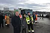 RYDDEJOBB: Byrådsleder Raymond Johansen og byråd Lan Marie Nguyen Berg møtte de 170 nye ansatte i Oslo kommune etter at operatøren Veireno, gikk til skifteretten.