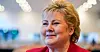 – Det er dessverre en stund igjen til valget, sier Høyre-leder Erna Solberg om målingen.