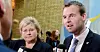 Kjell Ingolf Ropstad sammen med statsminister Erna Solberg.
