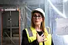 MODERNE: – Dette blir et moderne Folkets hus, sier LO-sekretær Kristin Sæther.