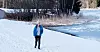 TUR UTEN STRESS: Stive lunger trenger å røre seg, og det har blitt en del (rolige) runder rundt Nordbytjernet det siste året for Berith Lykseth.