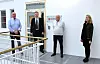AVSTAND: Da meklingen startet lørdag 10. oktober var det stor avstand på alle måter mellom partene, også på grunn av smittevernhensyn. Til slutt klarte imidlertid mekler Edvard Os (nummer to fra venstre) å få partene, her med forhandlingslederne Ole Einar Adamsrød (Fellesforbundet, helt til venstre), Thomas Lilloe (Parat) og Sunniva Berntsen (Norsk Industri) til å bli enige