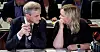 Jonas Gahr Støre og Kjersti Stenseng i ivrig passiar.