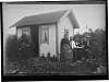 PIONERER  PÅ RODELØKKA: Bildet viser noen av de første kolonistene på Rodeløkka på begynnelsen av 1900-tallet.