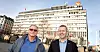 NY LO-ALLIANSE: Fv. Forbundsleder Ulf Madsen i FLT og forbundsleder Frode Alfheim i Industri Energi skal meisle ut en samarbeidsavtale mellom sine to forbund.