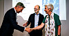 Olje- og energiminister Terje Aasland, NHO-leder Ole Erik Almlid og LO-leder Peggy Hessen Følsvik.
