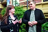 SAMARBEID: Forfatterforbundets styreleder Vibeke Koehler går gjerne i kompaniskap med AUF-leder Gaute Børstad Skjervø for å læse lesekrisa.
