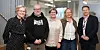 Fagligpolitisk samarbeid har gitt resultater, mener Bjørn Erik Hox (nr. to f.v.), Mette Nord (nr. tre f.v.) og Iren Luther (nr. fire f.v.). Her står der sammen med helse- og omsorgsminister Ingvild Kjerkol (nr. en f.v.) og statssekretær Ole Henrik Krat Bjørkholt (t.h.).