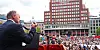 HØRER PÅ FAGBEVEGELSEN: Byrådsleder Raymond Johansen (Ap) taler på Youngstorget 1. mai.