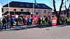 Nesten 150 demonstranter møtte opp da styret i Kristiansand Havn skulle behandle en søknad fra Nor Lines om eksklusiv råderett på kaia.