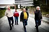 INGEN JOBB, INGEN TRYGD: Kåre Hansen (59), Vidar Gravdal (61), Jan Ringstad (snart 62) og Eilert Johnsrud (snart 60) var for unge til å bli med på AFP-laget da Follum stengte, og for gamle til å få seg ny jobb. Nå bruker de oppsparte midler eller lever på 
ektefellen. Noen støtte fra Nav får de ikke.