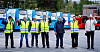 Bussjåførene ved Norgesbuss Ekspress på Rommen i er kampklare fra første streikedag. Der er det full oppslutning om kravet om høyere lønn. Fra venstre Carlos Nunez, Ole-Arnstein Røang, Rune Hanssen, John Arild Hole, Isam Wabi Bakir, Per ole Melgård og Habte Kebreab.