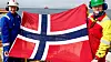 ARTIKKELFORFATTER: Håvard Andreas Lervik Hansen (til høyre) med kollega Martin Yri Røssland til venstre. Transocean Spitsbergen i bakgrunnen