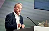 Raymond Johansen overlot rådhuset i Oslo til Høyre-byrådet og gikk rett til Oslo kongressenter for å takke for gaven til Gaza – som ny generalsekretær i Norsk Folkehjelp.