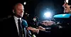 Finansminister Trygve Slagsvold Vedum (Sp) møter pressen utenfor sin leilighet i Oslo, før fremleggelsen av statsbudsjettet for 2025.
