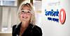 FORNØYD: Cecilie Wirkola, tillitsvalgt i Sparebank1 Nord-Norge, er fornøyd med at ingen blir sagt opp når 16 lokalkontorer legges ned.