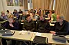 INVITERT: Fem miljøroganisasjoner var invitert til å komme med innspill til arbeidsgruppen som jobber med LOs tredje klimapolitiske plan. På første benk satt blant andre Arnstein Vestre fra Natur og Ungdom, Arild Hermstad fra Framtiden i våre hender og Lars Haltbrekken (t.h.) i Naturvermforbundet.