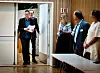 FORHANDLINGAR: Forhandlingsleiar Clas Delp i Fellesforbundet og forhandlingsleiar Magne Kristensen i NHO Reiseliv skal saman med delegasjonane sine sitte i forhandlingar fram til onsdag.