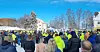 Mange la ned arbeidet på Raufoss da det skulle streikes mot høye strømpriser.