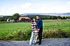 Natalia, Oleksandr og Artem bor rett ved et gårdsbruk i Øvre Eiker. Kommunen,som skal ta imot 200 flyktninger i år, har rundt 20.000 innbyggere.