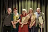 40-årsjubilanter: Fra venstre ser vi organisasjonsleder i forbundet Jonny Olafsen, Anne Kristin Tufte, Anne Merethe Winness, avdelingsleder Solveig Ernstsen og Arne Røine.