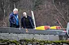 Hovedavtalen mellom LO og NHO er et verktøy til å håndtere trusselen som ekstremværet fører til for ansatte, verdikjedene og for samfunnet, mener Are Tomasgard i LO. Her er han sammen med Jarle Vangen (Ap) i Odda.