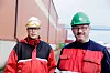 FORBILDER: Hovedtillitsvalgt, Frank Wanebo og hoveverneombud, Svein Tyholdt, har vært med å utvikle et IA-arbeid som har gitt dem pris for årets IA-bedrift.