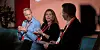 VALG: Valgforsker Johannes Berg (t.v.) og kommentator Martine Aurdal i Dagbladet evaluerte valgresultatet sammen med Trygve Svensson på Kartellkonferansen.