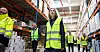 Næringsminister Iselin Nybø (V), her på besøk i Askos matvarelager på Kalbakken nylig, stiller i Stortingets muntlige spørretime onsdag.