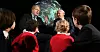 FORKLARER: David Attenborough holdt tale på COP26. Her er han fotografert i en annen anledning på samme konferanse, med statsminister Boris Johnson.