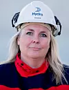 Hovedtillitsvalgt Margunn Sundve i Industri Energi-klubben til Hydro Karmøy.