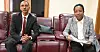 TRADISJONELT: Dr. Beker Shale og Aberash Tariku ved Ethiopian Statistical Service i Ethiopia er glad for samarbeidet med norsk SSB.
