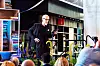 HVOR BLE DET AV ALLE GUTTA: Lars Saabye Christensen hyllet biblioteket på en fremragende måte i et dikt under åpningsseansen.