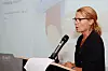 RETNINGSLINJER: På EL og ITs landsstyremøte gikk Monica Derbakk gjennom forbundets arbeid mot seksuell trakassering.