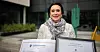 Jorunn Larsen Hilmo tok imot prisen på vegne av Nordland friomsorgskontor.