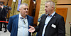 Jørn Eggum, leder av Fellesforbundet, og Industri Energi-leder Frode Alfheim.