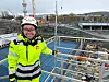 ENORM BYGGEGROP: Midt-Norges største byggegrop omtales det nye havteknologisenteret som og det fremstår som ingen  overdrivelse når Sandra tar med Nettverk rundt på byggeplassen.