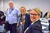 SPENT: Nina Heier Johansen (t.h.) i Nelfo/Norsk Teknologi er glad for den store interessen for Eliaden 2016.