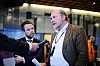 STOR ENIHET. Utdanningsminister Torbjørn Røe Isaksen (t.v) har ingenting imot å høre på NHO-direktør Svein Oppegaard.